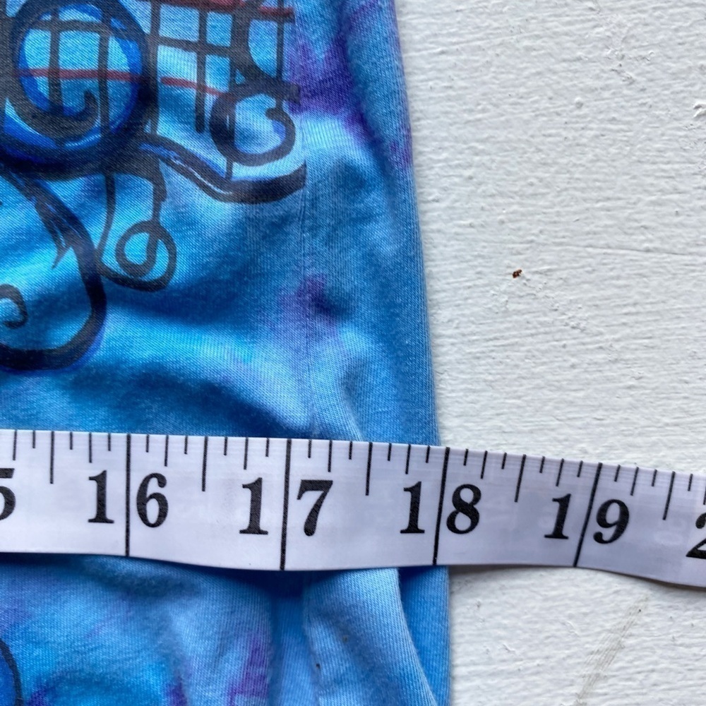 Bambooco Blue and Purple Tie Dye Midi Dress with Embellishments - Picture 11 of 14